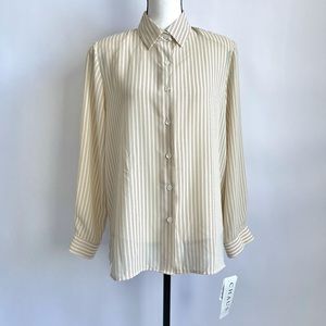 VTG Chaus Long Sleeve Striped Shirt